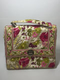 Vera Bradley Julia Crossbody Frame Structured Top Handle Purse MAKE ME BLUSH Pre-Owned